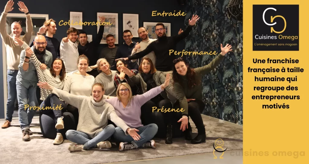 réseau humain professionnel cuisines oméga